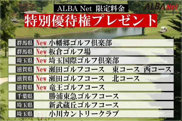 特別優待権プレゼント